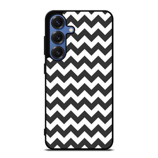 RILEY BLAKE CHEVRON PATTERN GREY Samsung Galaxy S25 Case Cover