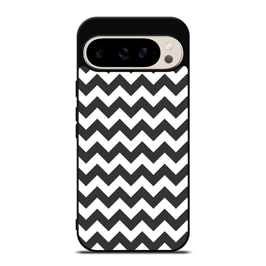 RILEY BLAKE CHEVRON PATTERN GREY Google Pixel 9 Pro Case Cover