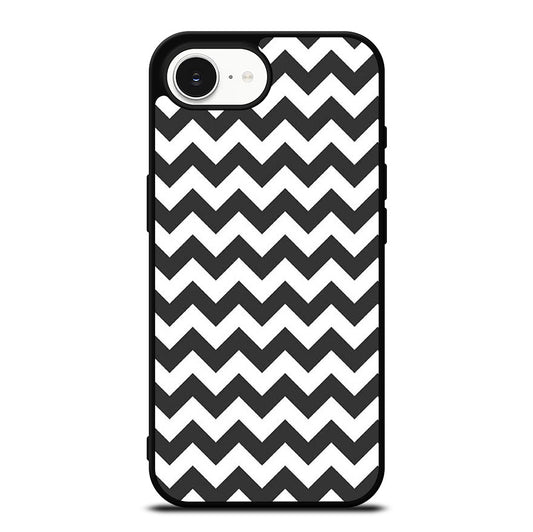 RILEY BLAKE CHEVRON PATTERN GREY iPhone 16e Case Cover