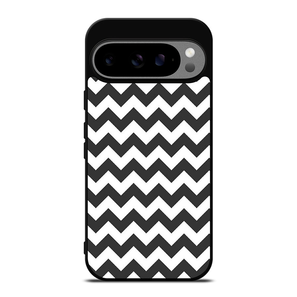 RILEY BLAKE CHEVRON PATTERN GREY Google Pixel 9 Pro XL Case Cover