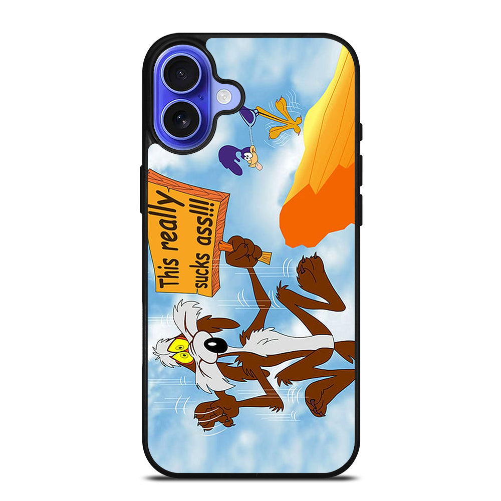 ROAD RUNNER LOONEY TUNES QUOTE iPhone 16 Case Cover