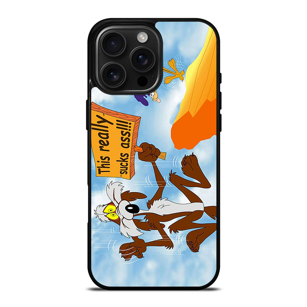 ROAD RUNNER LOONEY TUNES QUOTE iPhone 16 Pro Max Case Cover
