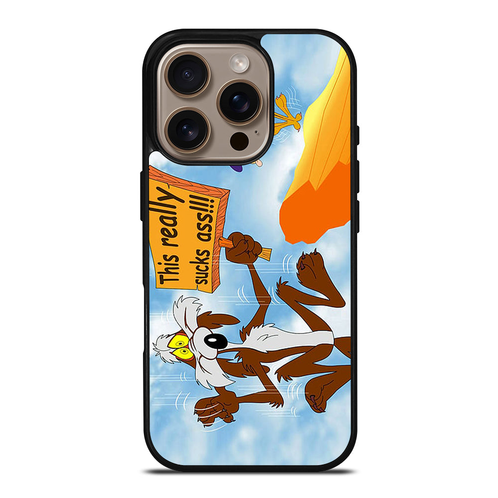 ROAD RUNNER LOONEY TUNES QUOTE iPhone 16 Pro Case Cover