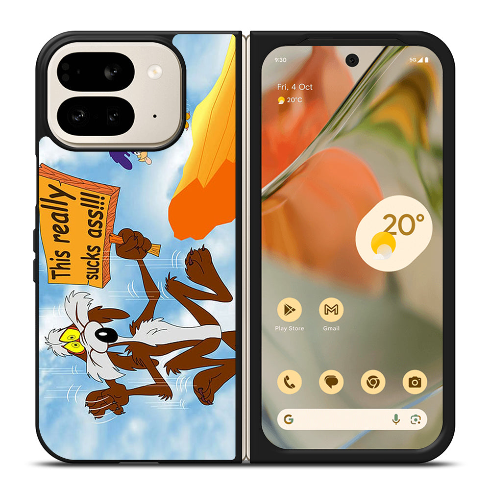 ROAD RUNNER LOONEY TUNES QUOTE Google Pixel 9 Pro Fold Case Cover