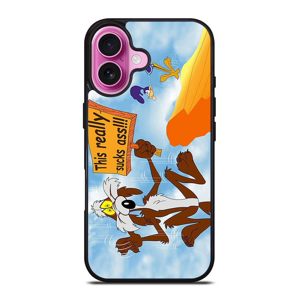 ROAD RUNNER LOONEY TUNES QUOTE iPhone 16 Plus Case Cover