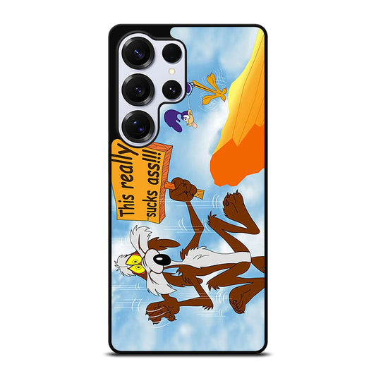 ROAD RUNNER LOONEY TUNES QUOTE Samsung Galaxy S25 Ultra Case Cover
