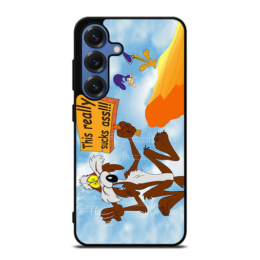 ROAD RUNNER LOONEY TUNES QUOTE Samsung Galaxy S25 Case Cover