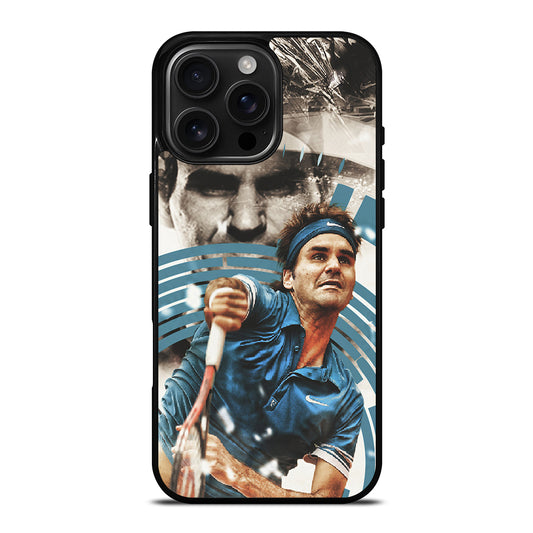 ROGER FEDERER TENNIS iPhone 16 Pro Max Case Cover