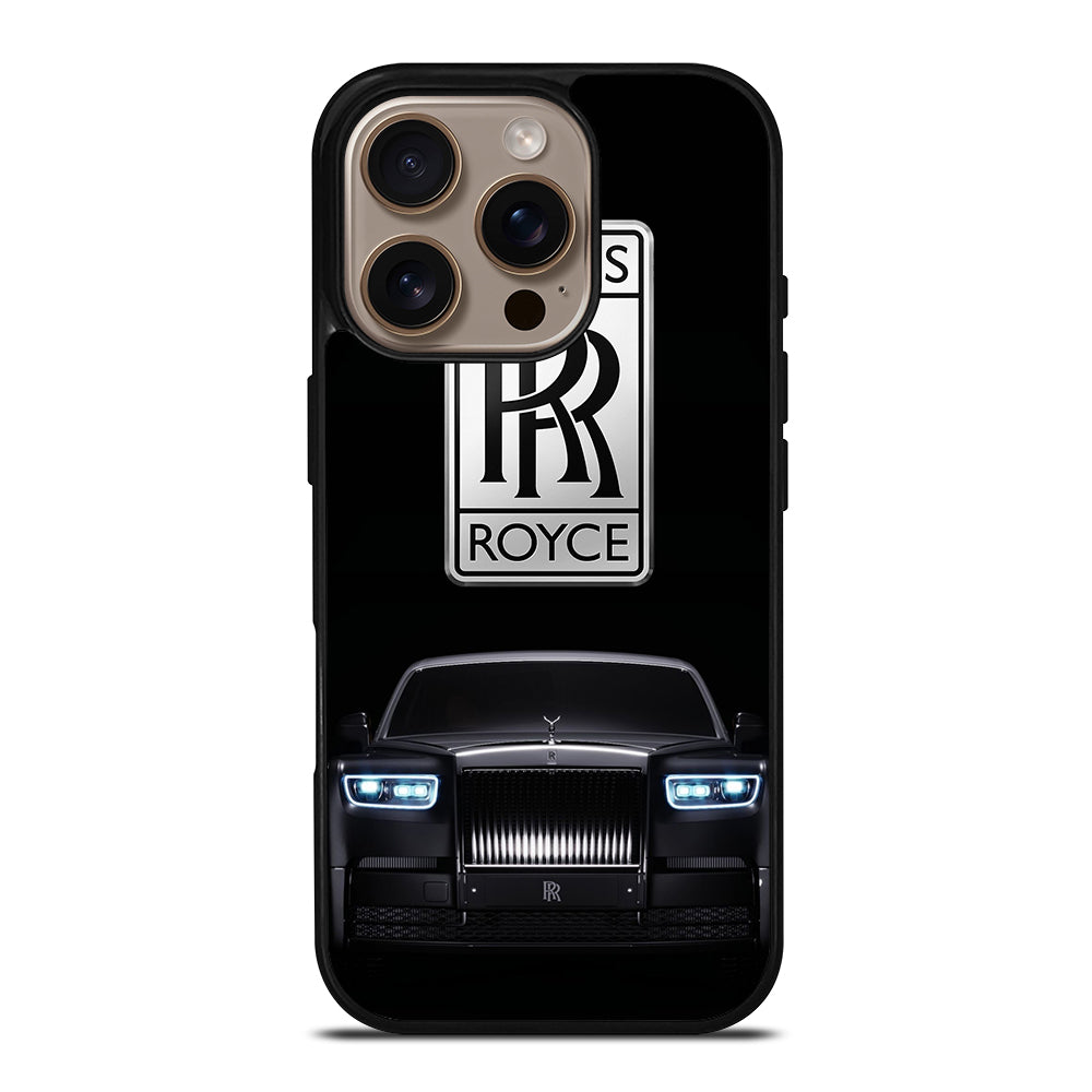 ROLLS ROYCE BLACK CAR iPhone 16 Pro Case Cover