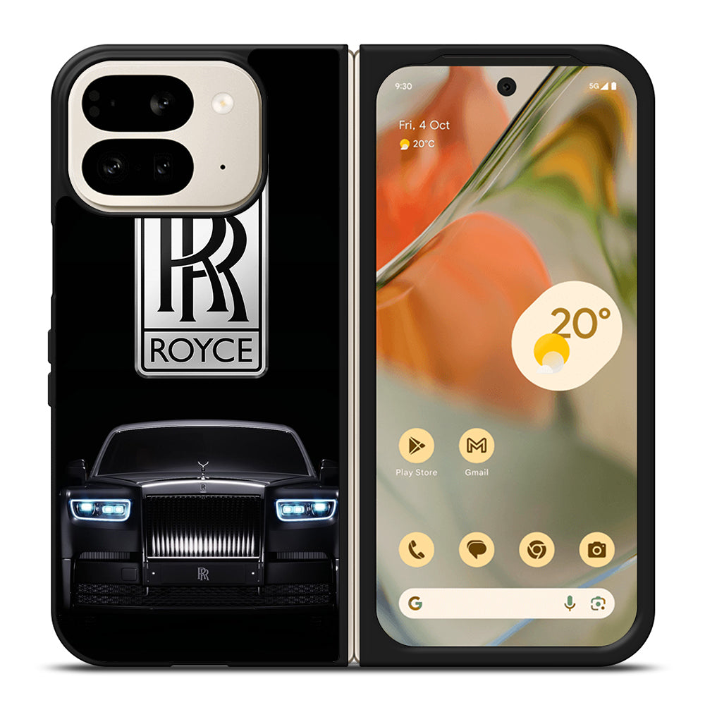 ROLLS ROYCE BLACK CAR Google Pixel 9 Pro Fold Case Cover