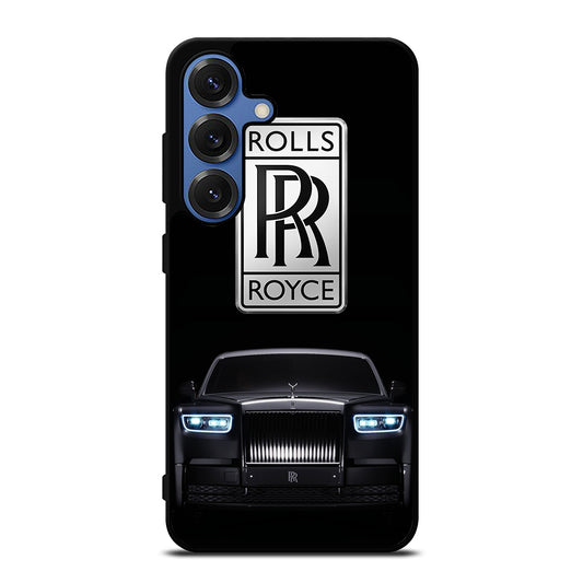 ROLLS ROYCE BLACK CAR Samsung Galaxy S25 Case Cover