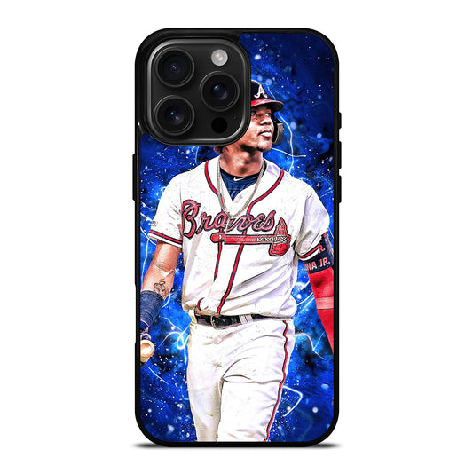 RONALD ACUNA JR ATLANTA BRAVES BASEBALL iPhone 16 Pro Max Case Cover