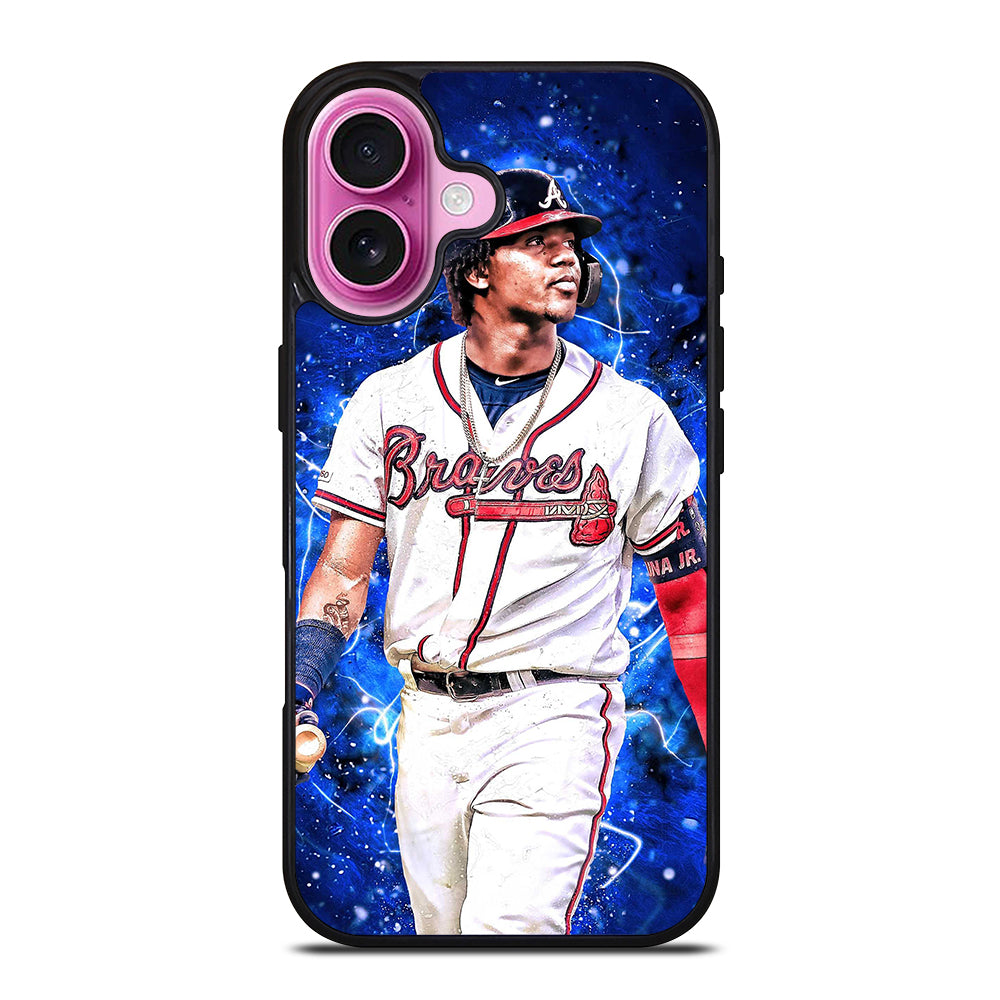 RONALD ACUNA JR ATLANTA BRAVES BASEBALL iPhone 16 Plus Case Cover