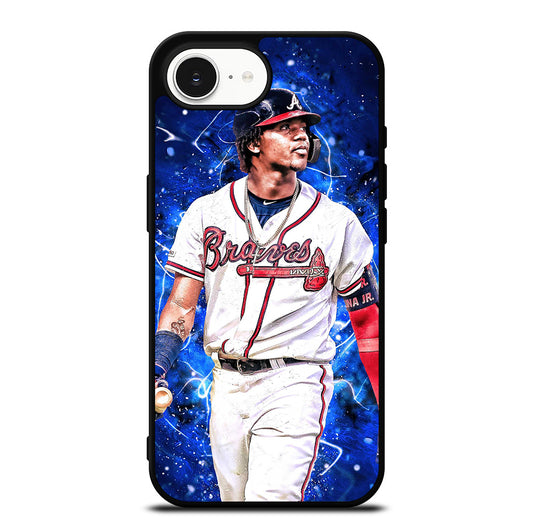 RONALD ACUNA JR ATLANTA BRAVES BASEBALL iPhone 16e Case Cover