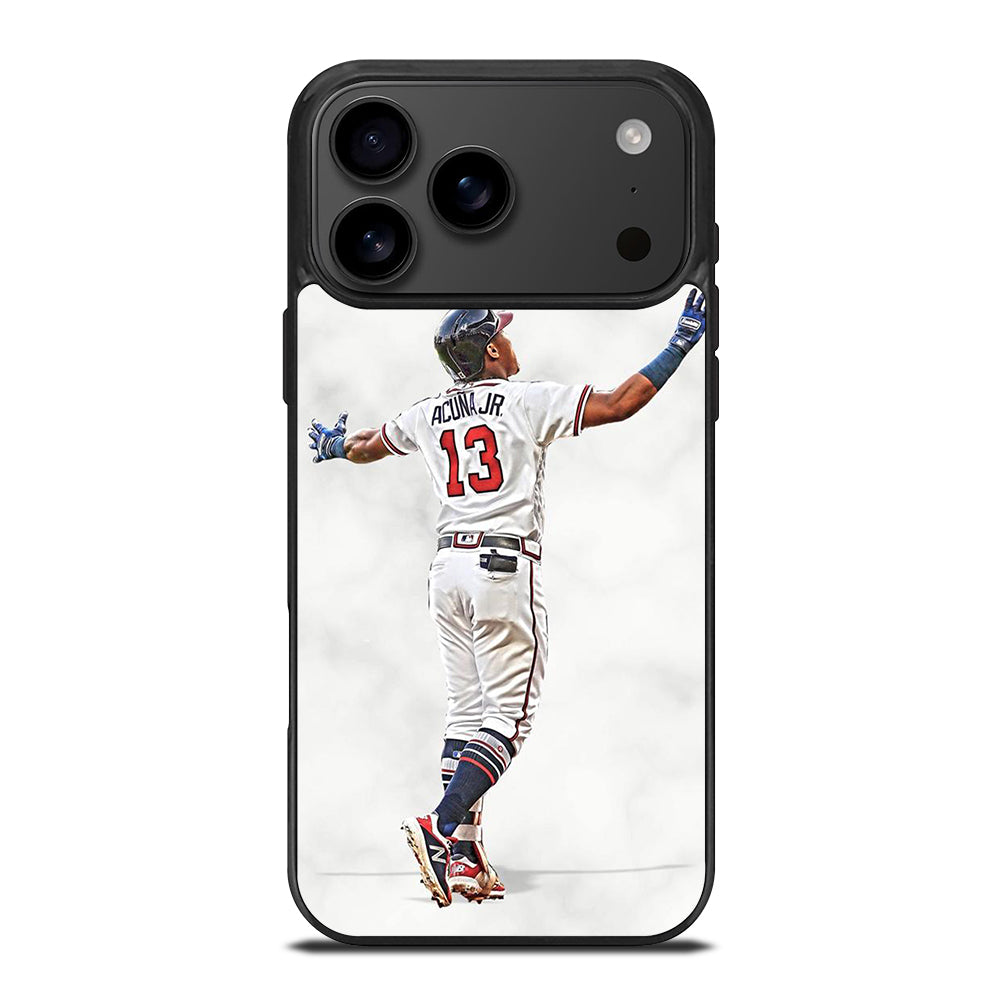 RONALD ACUNA JR ATLANTA BRAVES MARBLE iPhone 17 Pro Max Case Cover