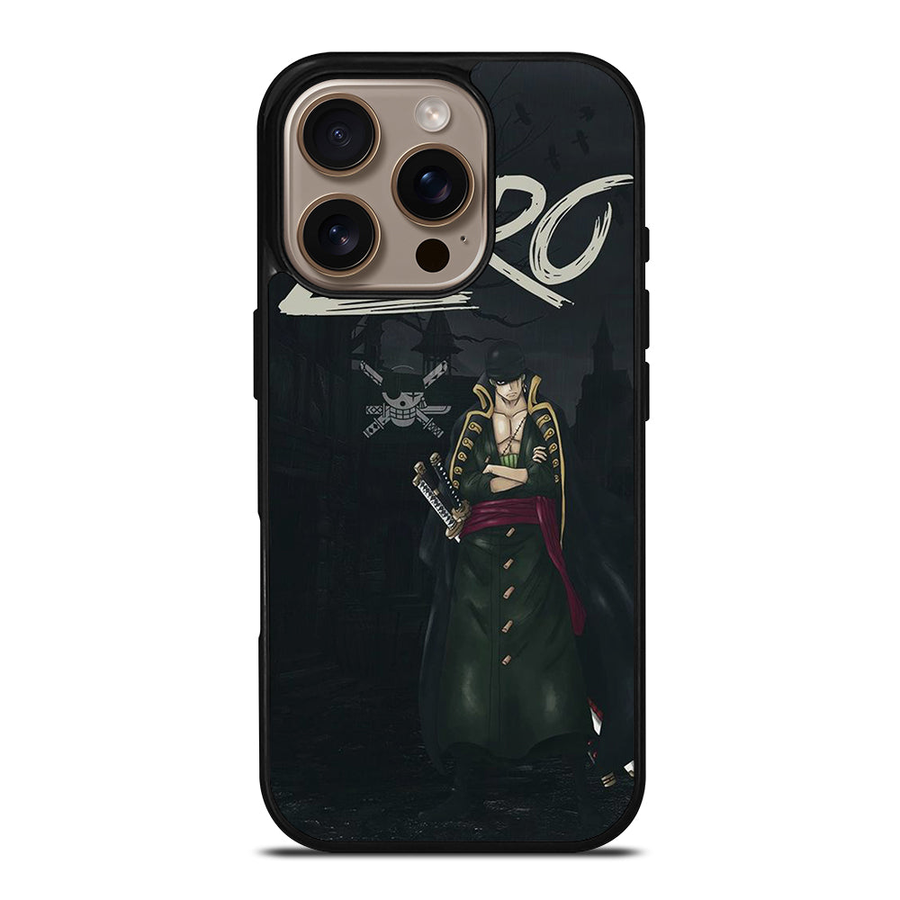 RORONOA ZORO ONE PIECE ANIME iPhone 16 Pro Case Cover