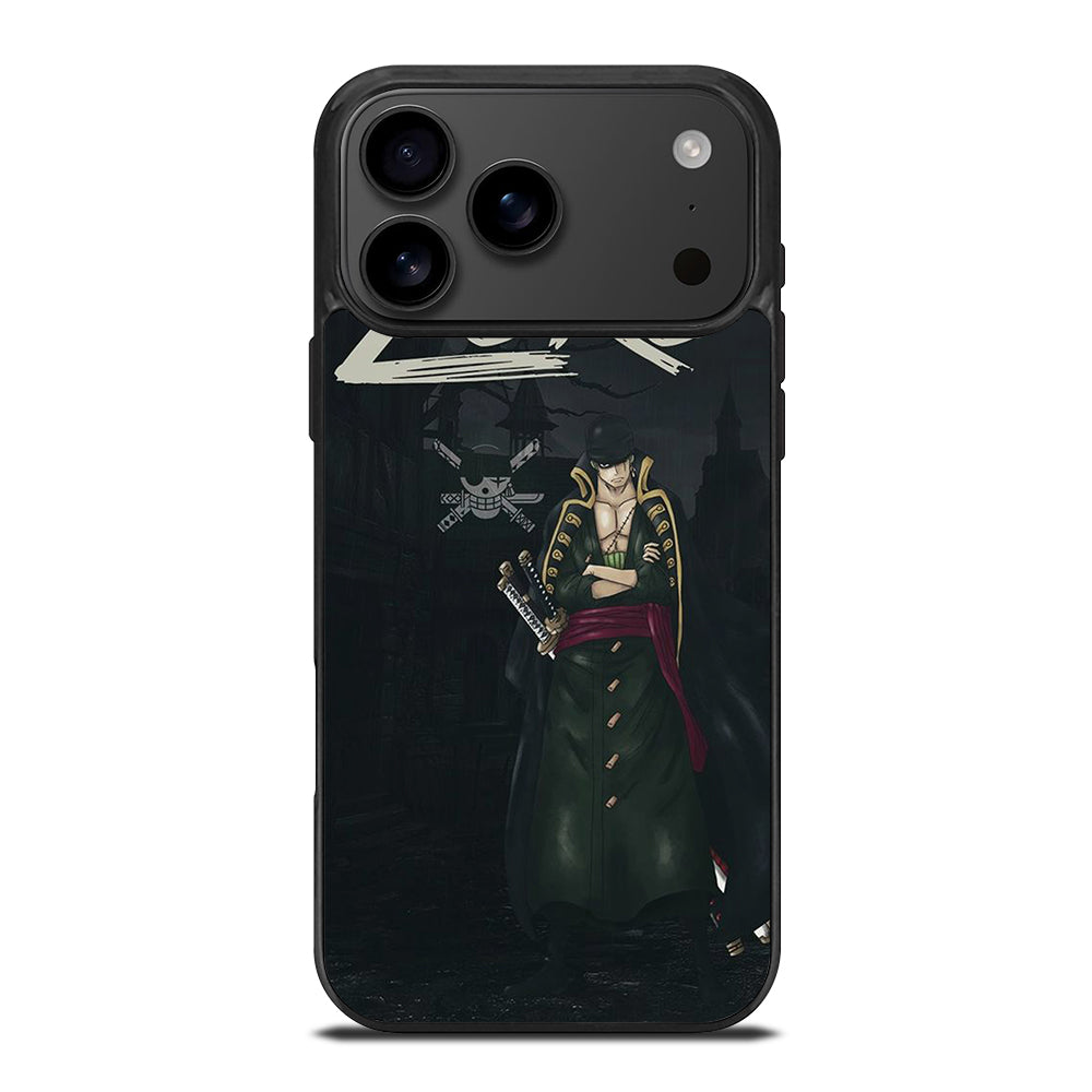 RORONOA ZORO ONE PIECE ANIME iPhone 17 Pro Max Case Cover