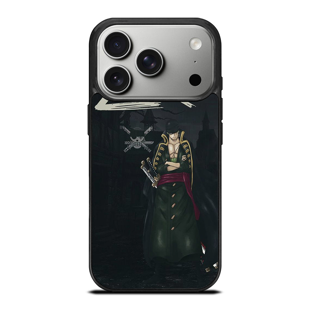 RORONOA ZORO ONE PIECE ANIME iPhone 17 Pro Case Cover