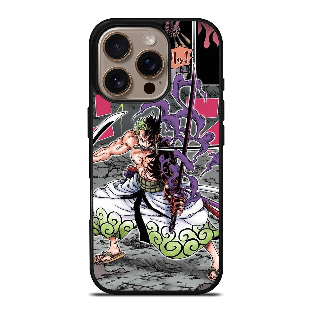 RORONOA ZORO ONE PIECE COMIC iPhone 16 Pro Case Cover