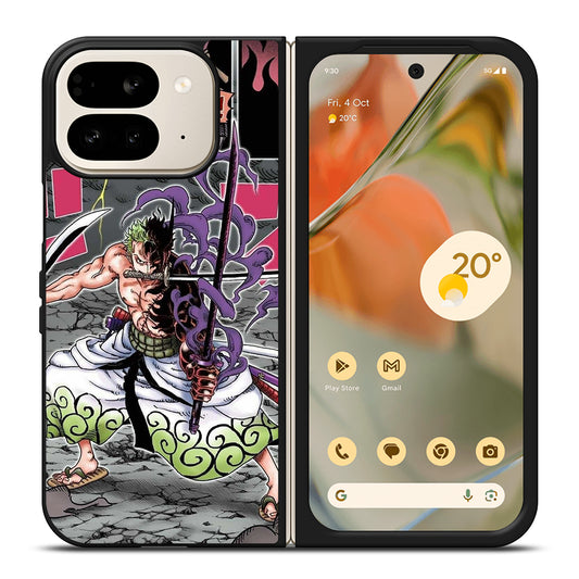 RORONOA ZORO ONE PIECE COMIC Google Pixel 9 Pro Fold Case Cover