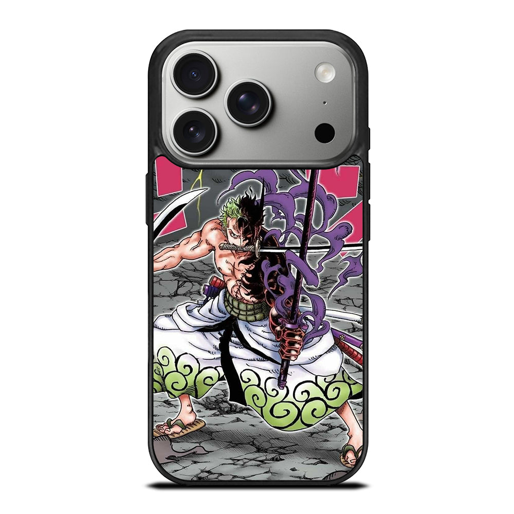 RORONOA ZORO ONE PIECE COMIC iPhone 17 Pro Case Cover