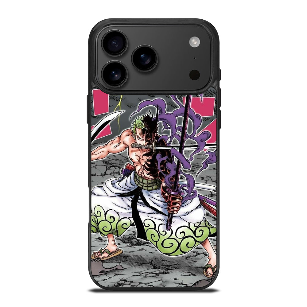RORONOA ZORO ONE PIECE COMIC iPhone 17 Pro Max Case Cover