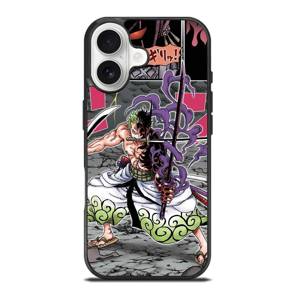 RORONOA ZORO ONE PIECE COMIC iPhone 17 Case Cover