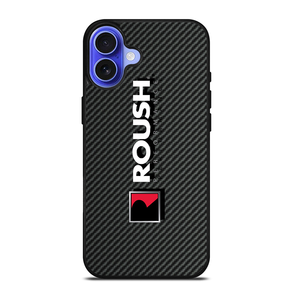 ROUSH RACING CARBON LOGO iPhone 16 Case Cover