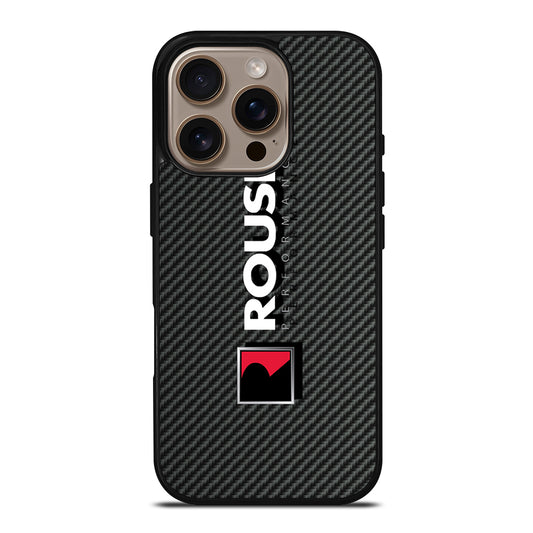 ROUSH RACING CARBON LOGO iPhone 16 Pro Case Cover