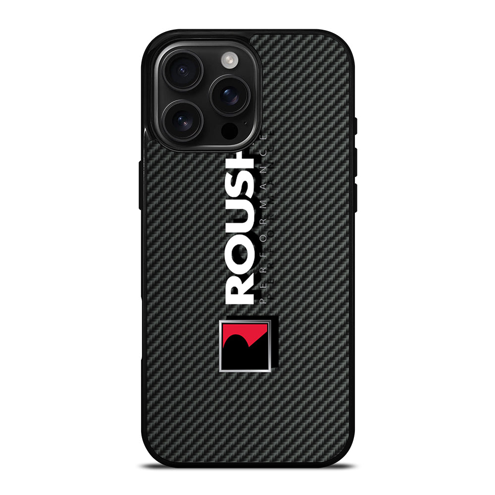 ROUSH RACING CARBON LOGO iPhone 16 Pro Max Case Cover