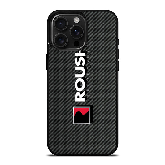 ROUSH RACING CARBON LOGO iPhone 16 Pro Max Case Cover