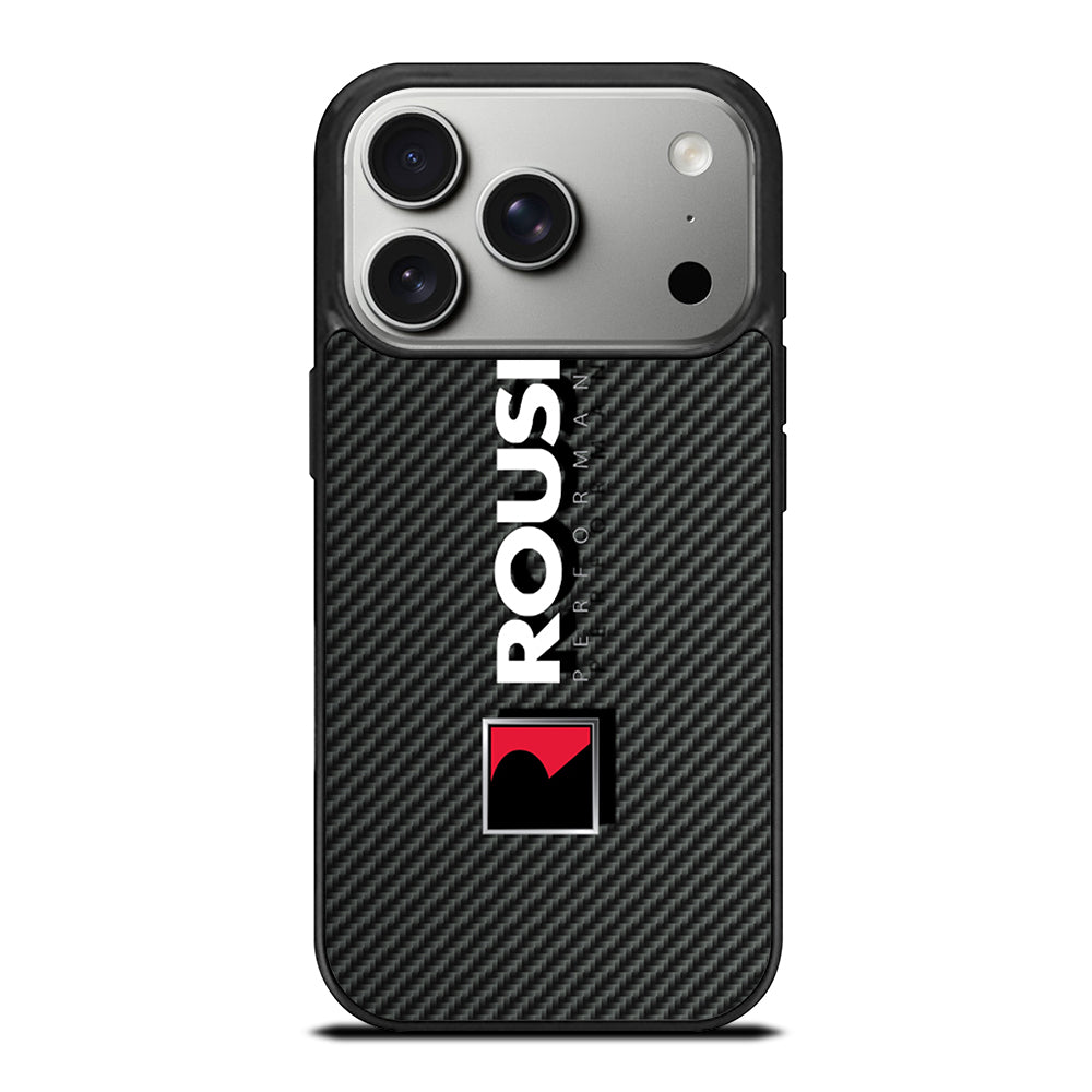 ROUSH RACING CARBON LOGO iPhone 17 Pro Case Cover
