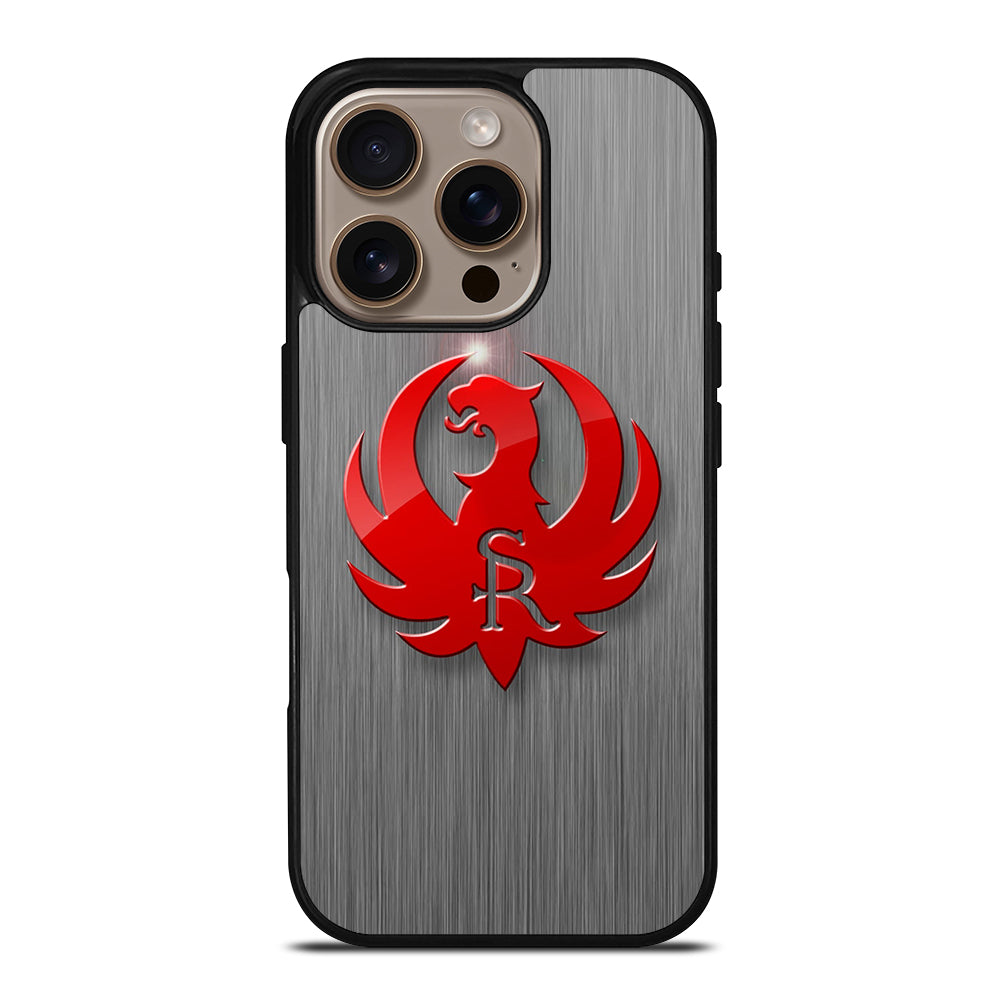 RUGER FIREARM METAL LOGO iPhone 16 Pro Case Cover