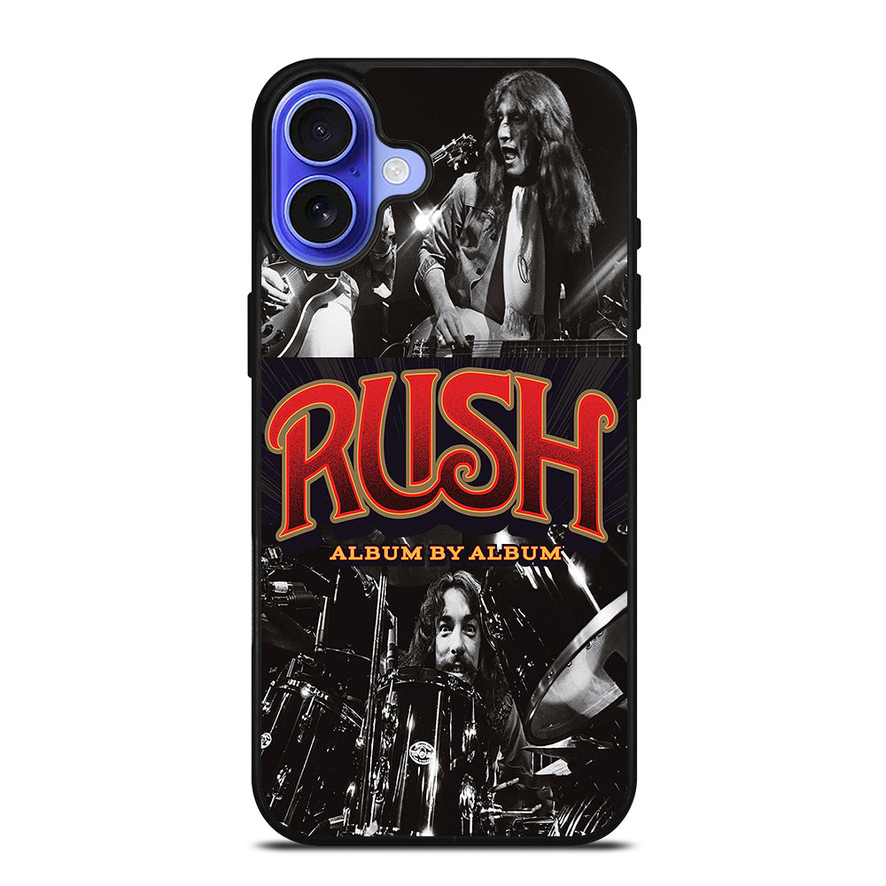 RUSH ALBUM BY ALBUM iPhone 16 Case Cover