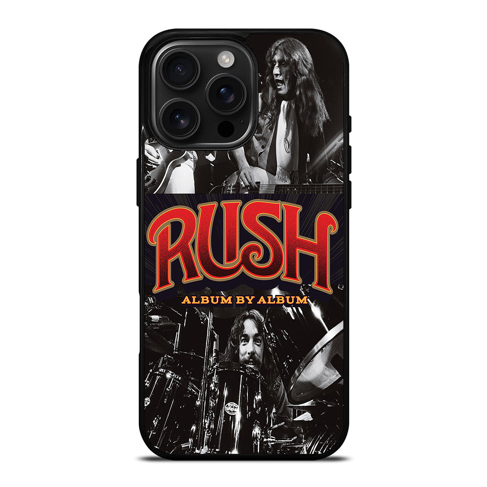 RUSH ALBUM BY ALBUM iPhone 16 Pro Max Case Cover
