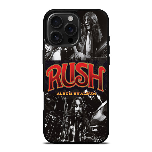 RUSH ALBUM BY ALBUM iPhone 16 Pro Max Case Cover