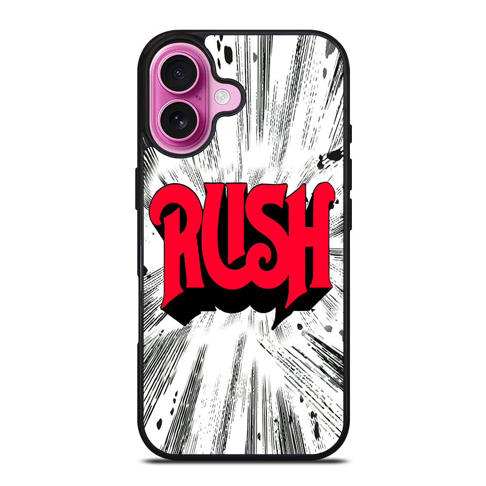 RUSH ROCK BAND LOGO iPhone 16 Plus Case Cover