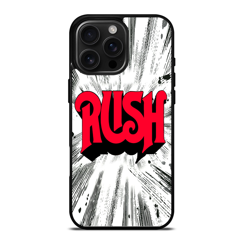 RUSH ROCK BAND LOGO iPhone 16 Pro Max Case Cover