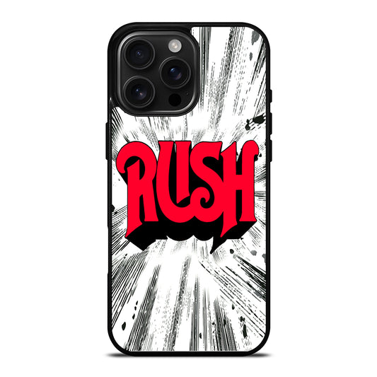 RUSH ROCK BAND LOGO iPhone 16 Pro Max Case Cover