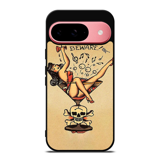 SAILOR JERRY BEWARE TATTOO Google Pixel 9 Case Cover