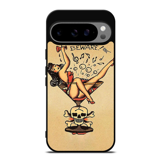 SAILOR JERRY BEWARE TATTOO Google Pixel 9 Pro XL Case Cover