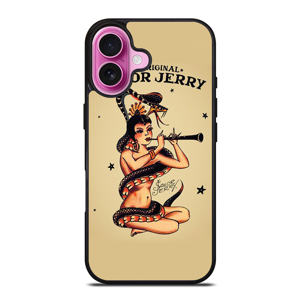 SAILOR JERRY GIRLL TATTOO 2 iPhone 16 Plus Case Cover