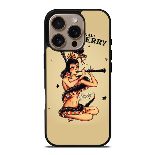 SAILOR JERRY GIRLL TATTOO 2 iPhone 16 Pro Case Cover