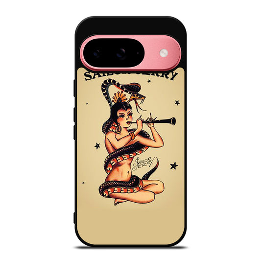 SAILOR JERRY GIRLL TATTOO 2 Google Pixel 9 Case Cover