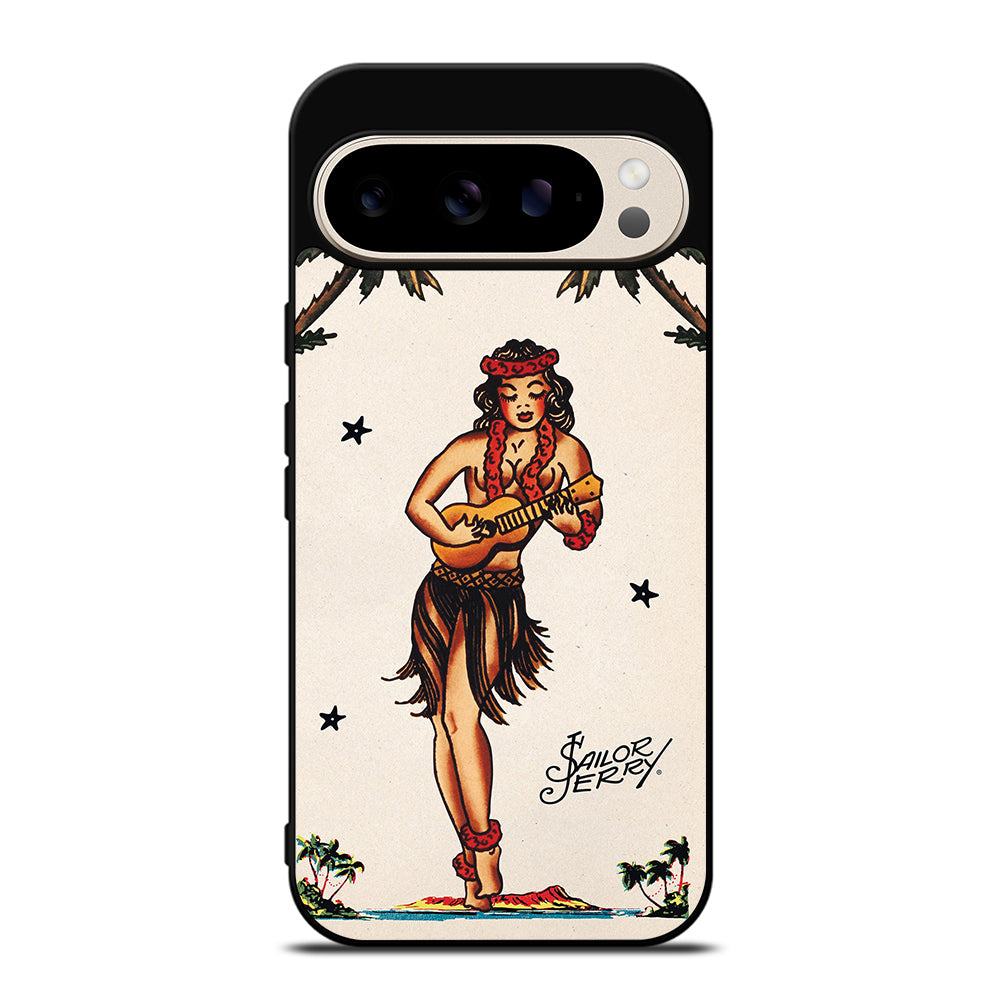 SAILOR JERRY GIRL TATTOO Google Pixel 9 Pro Case Cover