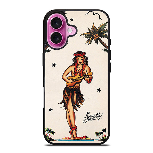 SAILOR JERRY GIRL TATTOO iPhone 16 Plus Case Cover