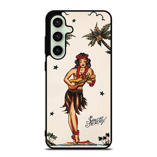 SAILOR JERRY GIRL TATTOO Samsung Galaxy S24 FE Case Cover