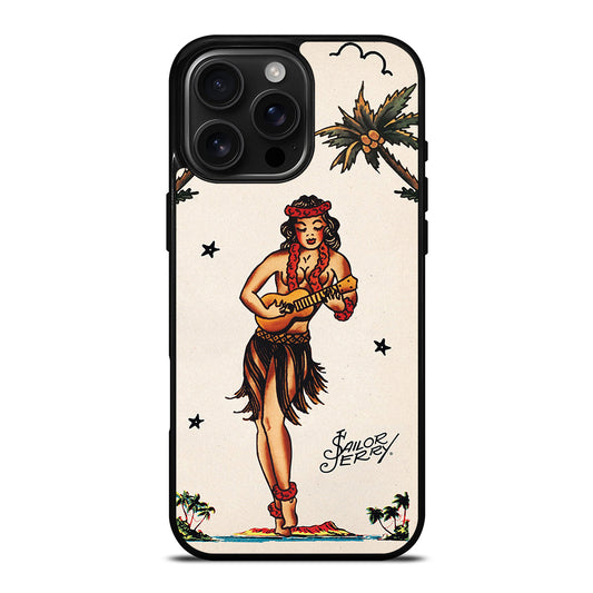 SAILOR JERRY GIRL TATTOO iPhone 16 Pro Max Case Cover