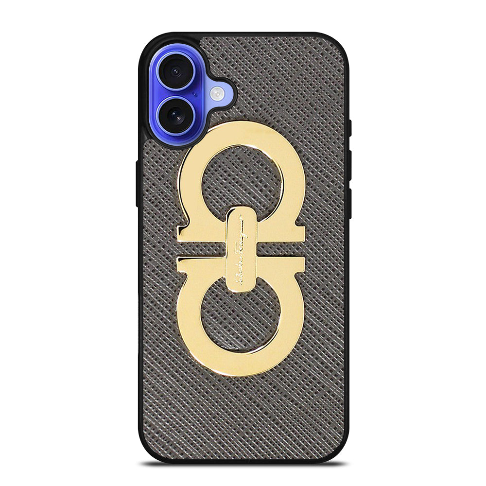 SALVATORE FERRAGAMO EMBLEM iPhone 16 Case Cover