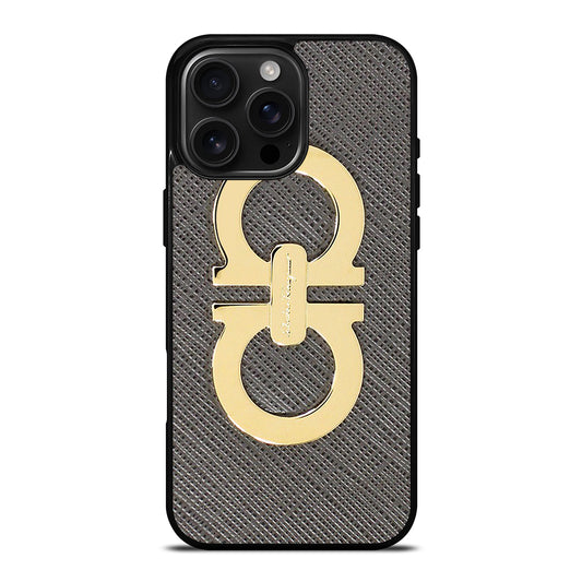 SALVATORE FERRAGAMO EMBLEM iPhone 16 Pro Max Case Cover